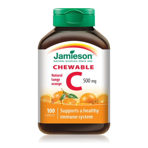 Jamieson VITAMIN C | CHEWABLE TANGY ORANGE
